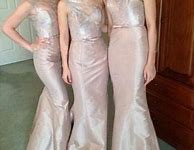 Image result for Brides Maid Dress That Covers Shoulders