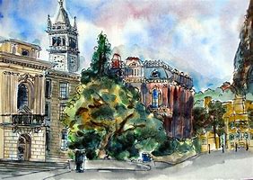 Image result for Drawing of UC Berkeley Campus