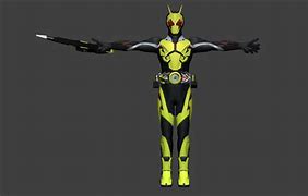 Image result for 3D Model Kamen Rider Zero 1