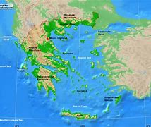 Image result for Ancient Greece Physical Map