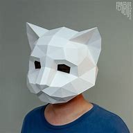 Image result for Cat Mask Made with Paper