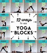 Image result for Yoga Block Poses