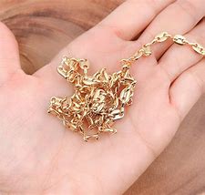 Image result for 14K Gold Gucci Link Chain