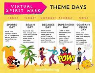 Image result for Spirit Week Theme Day Ideas