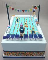 Image result for Olympic Pool Cake