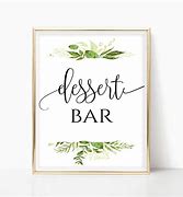 Image result for Free Printable Dessert Table Sign