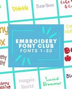 Image result for International Font Embroidery