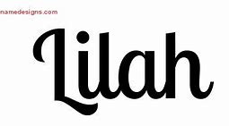 Image result for Lilah Name