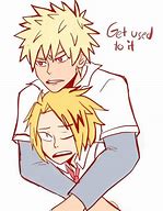 Image result for Kaminari X Todoroki Cuddles