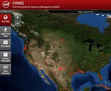 Image result for NASA Fire Map