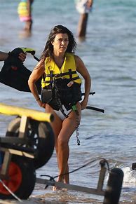 Image result for Kourtney Kardashian White Beach