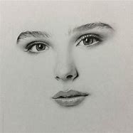 Image result for Pencil Sketch Girl Face Drawing