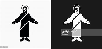 Image result for Jesus Icon Black and White