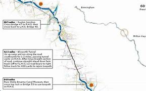 Image result for Grand Union Canal Route Map