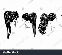 Image result for Long Side Ponytail