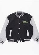 Image result for Varsity Jacket Girls Black Grey