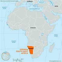 Image result for Modern Map of South West Africa