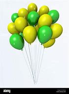 Image result for Yellow Blue and Apple Green Balloons