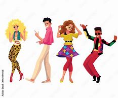 Image result for Free Vector of 80s Cartoons