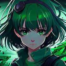 Image result for Green Anime PFP