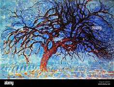 Image result for Mondrian Red Tree