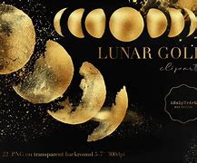 Image result for Gold Moon Clip Art