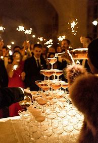 Image result for Wedding Wine Glass Tower