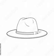 Image result for Fedora Hat Outline