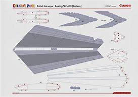 Image result for Papercraft British Airways A321