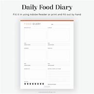 Image result for Food Diary Layouts