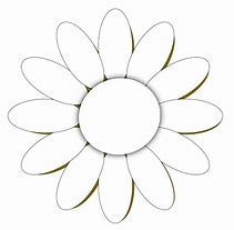 Image result for Simple Daisy Flower Clip Art