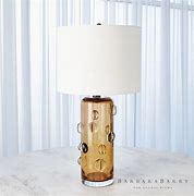 Image result for Amber Glass Lamp Base