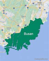 Image result for Busan Korea Map