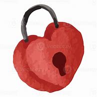 Image result for Heart Padlock Transparent PNG