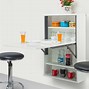 Image result for White Wall Mounted Table