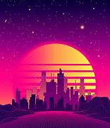 Image result for Neon 80s Sci-Fi Art