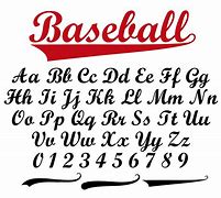 Image result for Baseball Bat Font