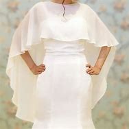 Image result for Chiffon Wedding Cape