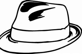 Image result for Fedora Hat Outline