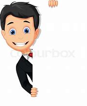 Image result for Cartoon Man Holding Sign