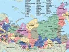 Image result for Russian Political Map