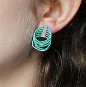 Image result for Small Loop Earrings