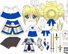 Image result for Paper Doll Template Anime