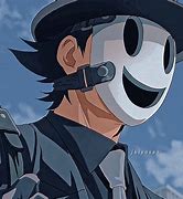 Image result for Anime Girl with Smile Mask