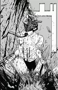 Image result for Chainsaw Man Fights Manga