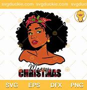 Image result for African American Christmas Wreath SVG