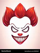 Image result for Creepy Clown Mask