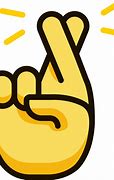 Image result for Fingers Crossed Emoji Transparent