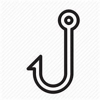 Image result for Fish Hook Icon