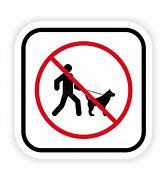 Image result for No Dog Walking